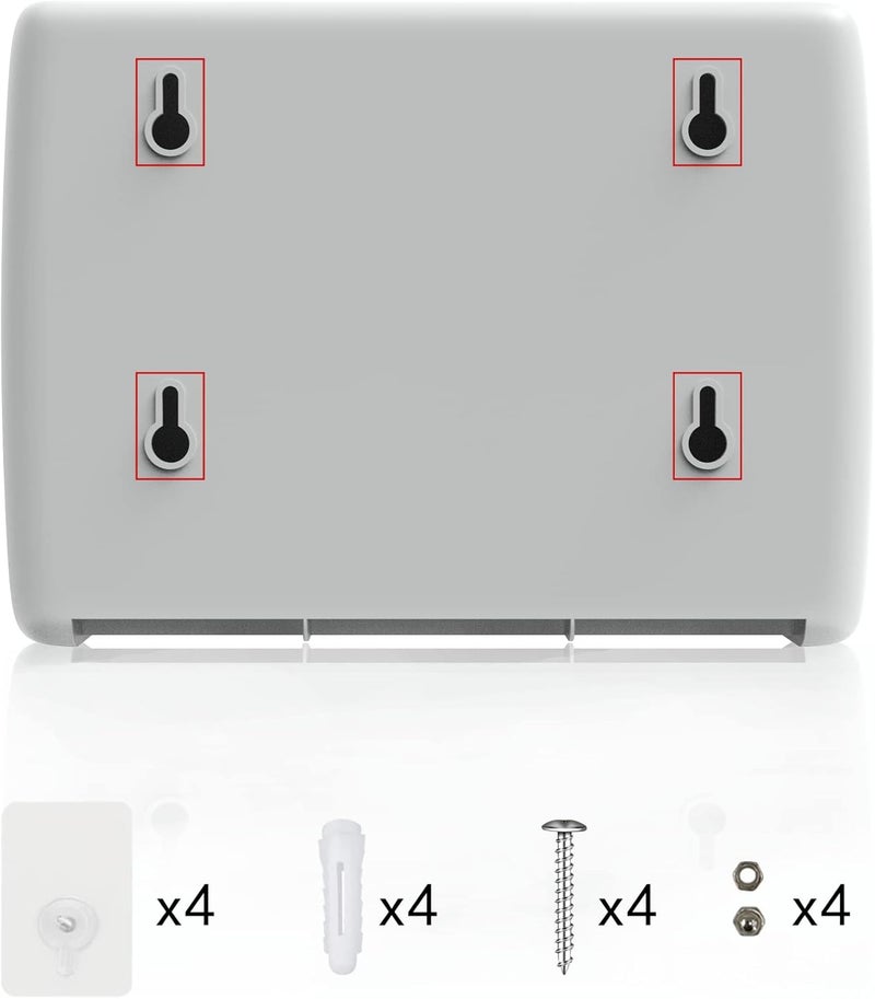 HANFINDA Commercial Wall-Mounted Paper Towel Dispenser with Visual Window and Lockable Design Perfect for Multifold Trifold Paper Towels - Image 5